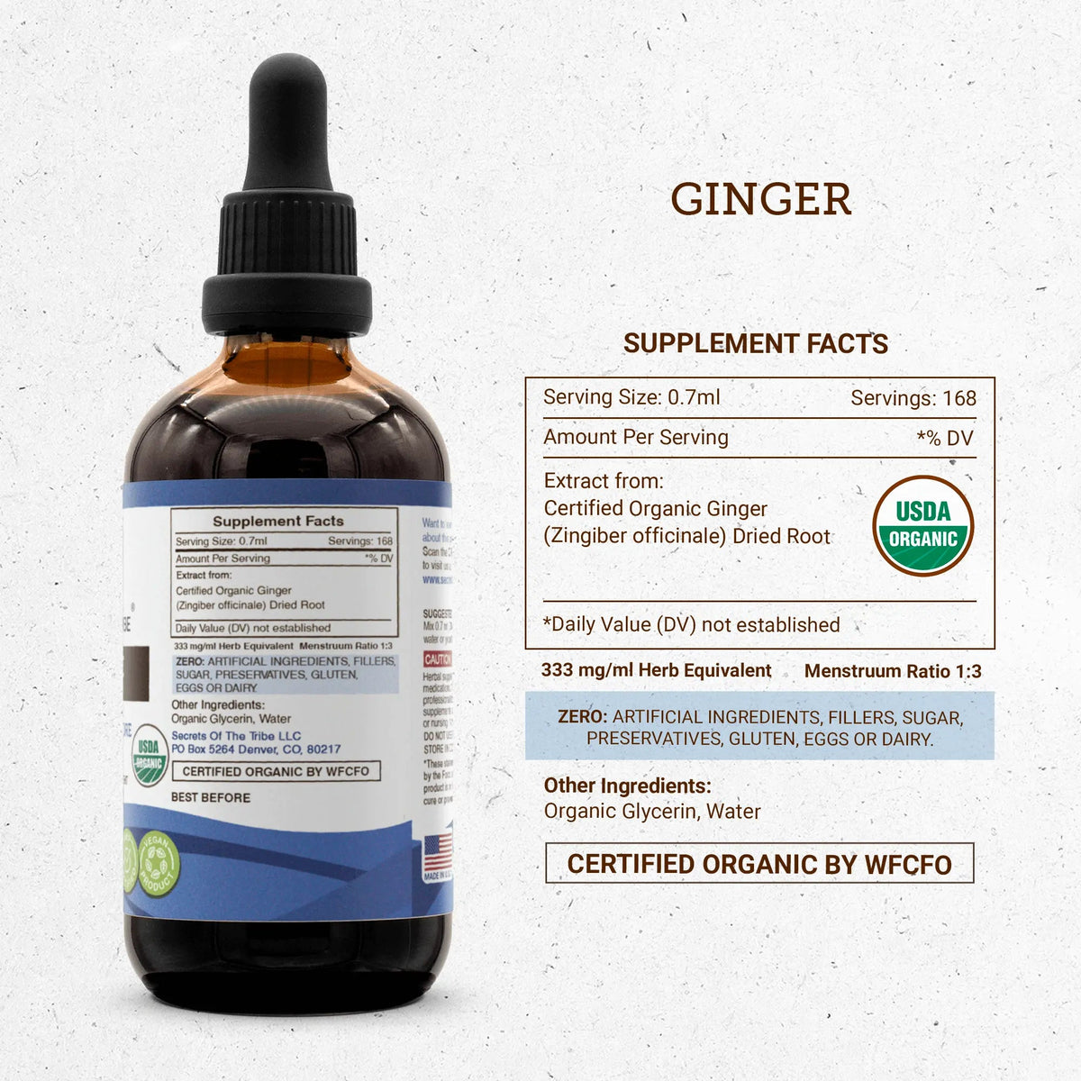 Secrets of the Tribe Ginger Tincture
