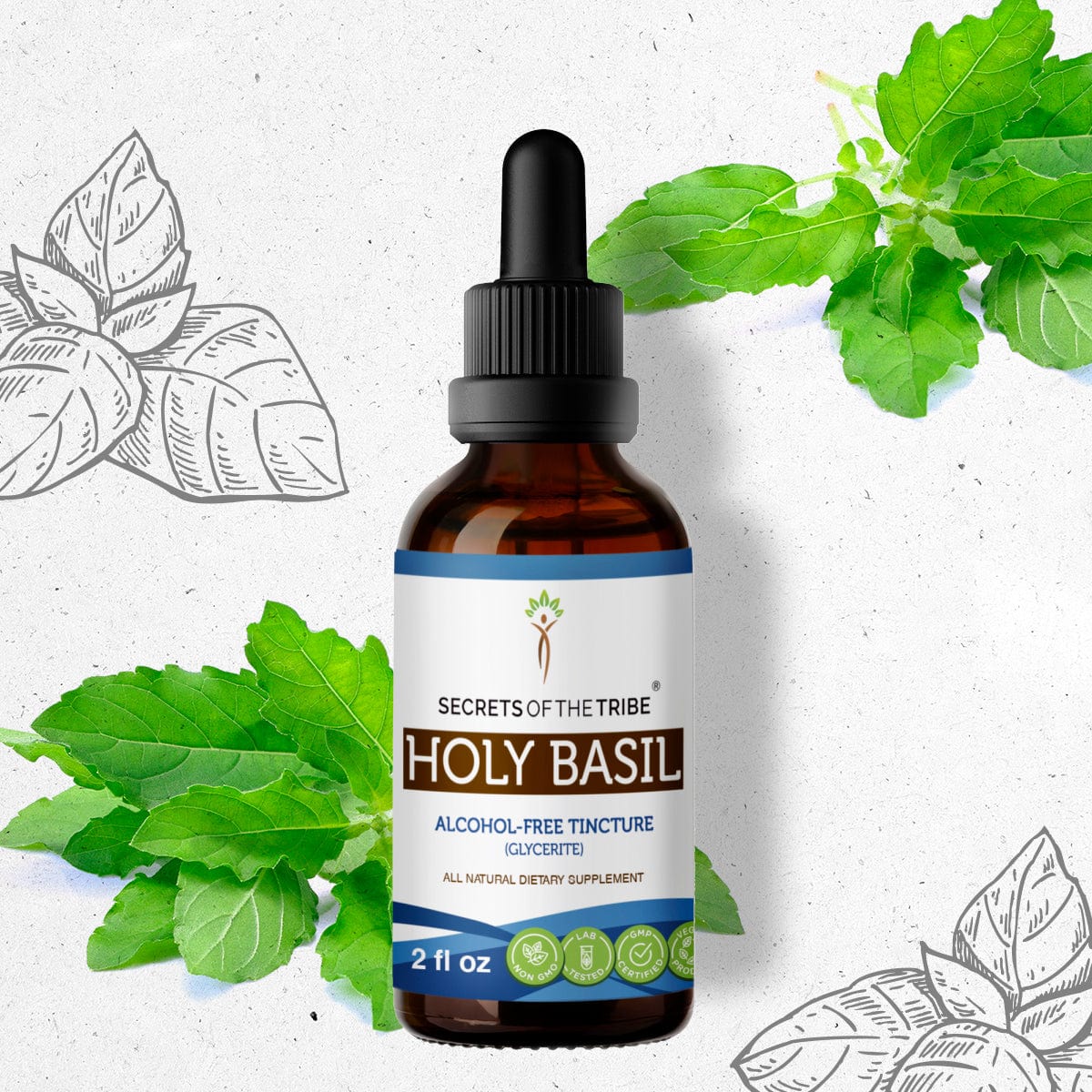 Secrets of the Tribe Holy Basil Tincture