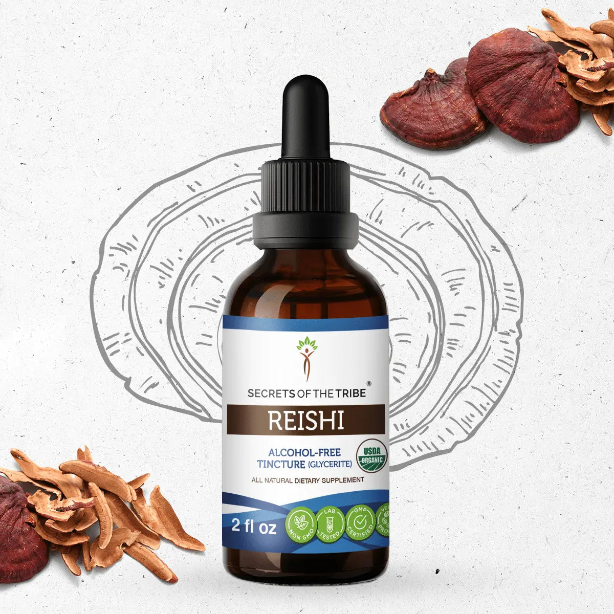 Secrets of the Tribe Reishi Tincture