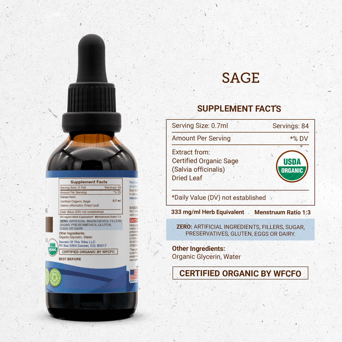 Secrets of the Tribe Sage Tincture