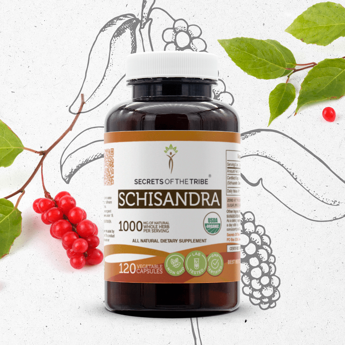 Secrets of the Tribe Schisandra Capsules
