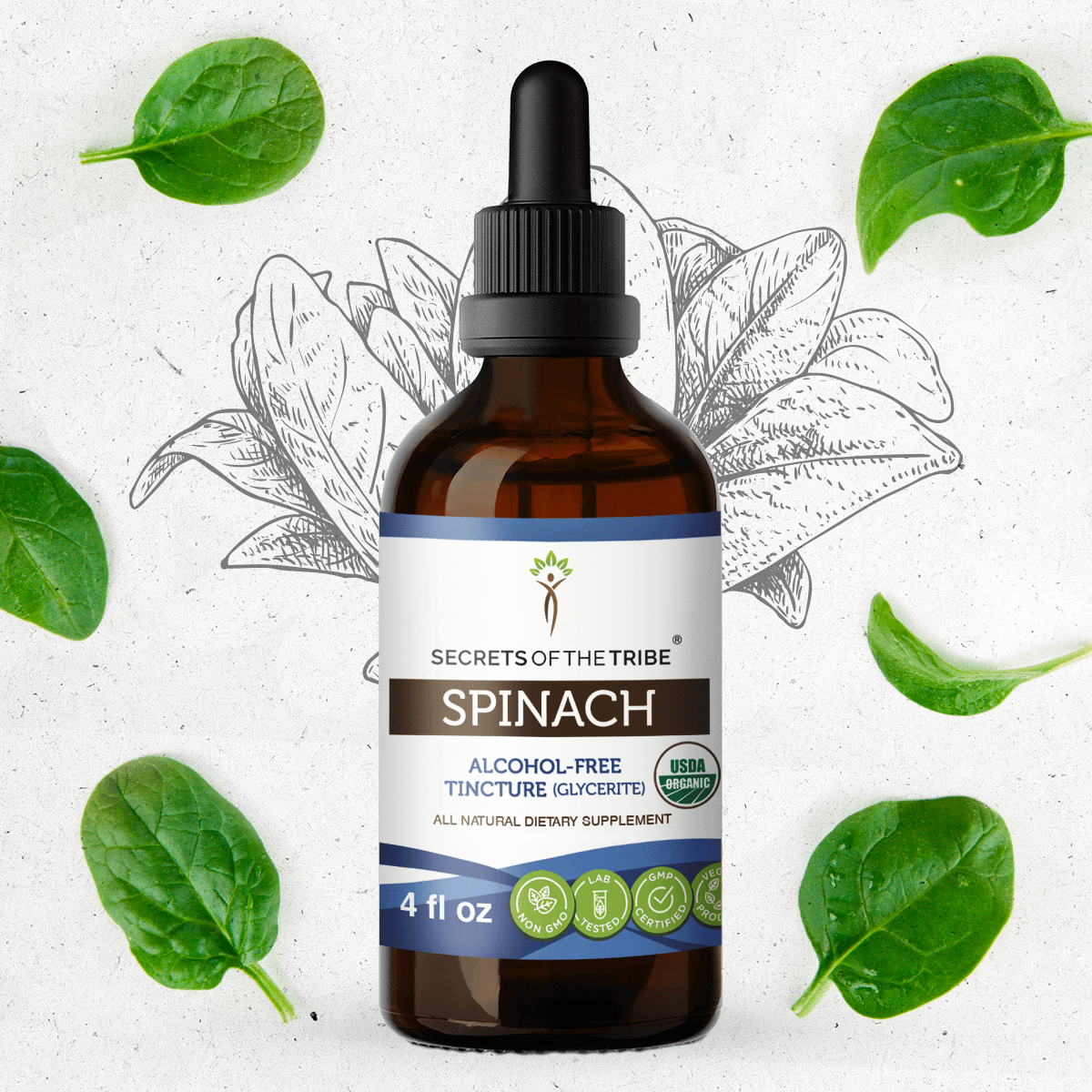 Secrets of the Tribe Spinach Tincture