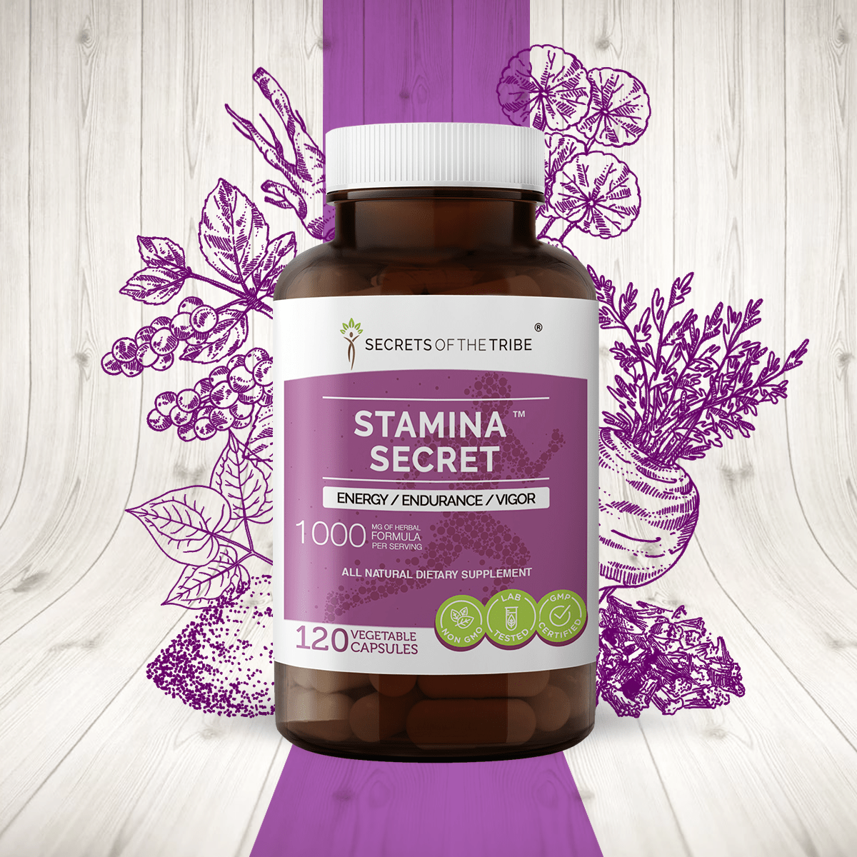 Stamina Secret Capsules - Energy/Endurance/Vigor