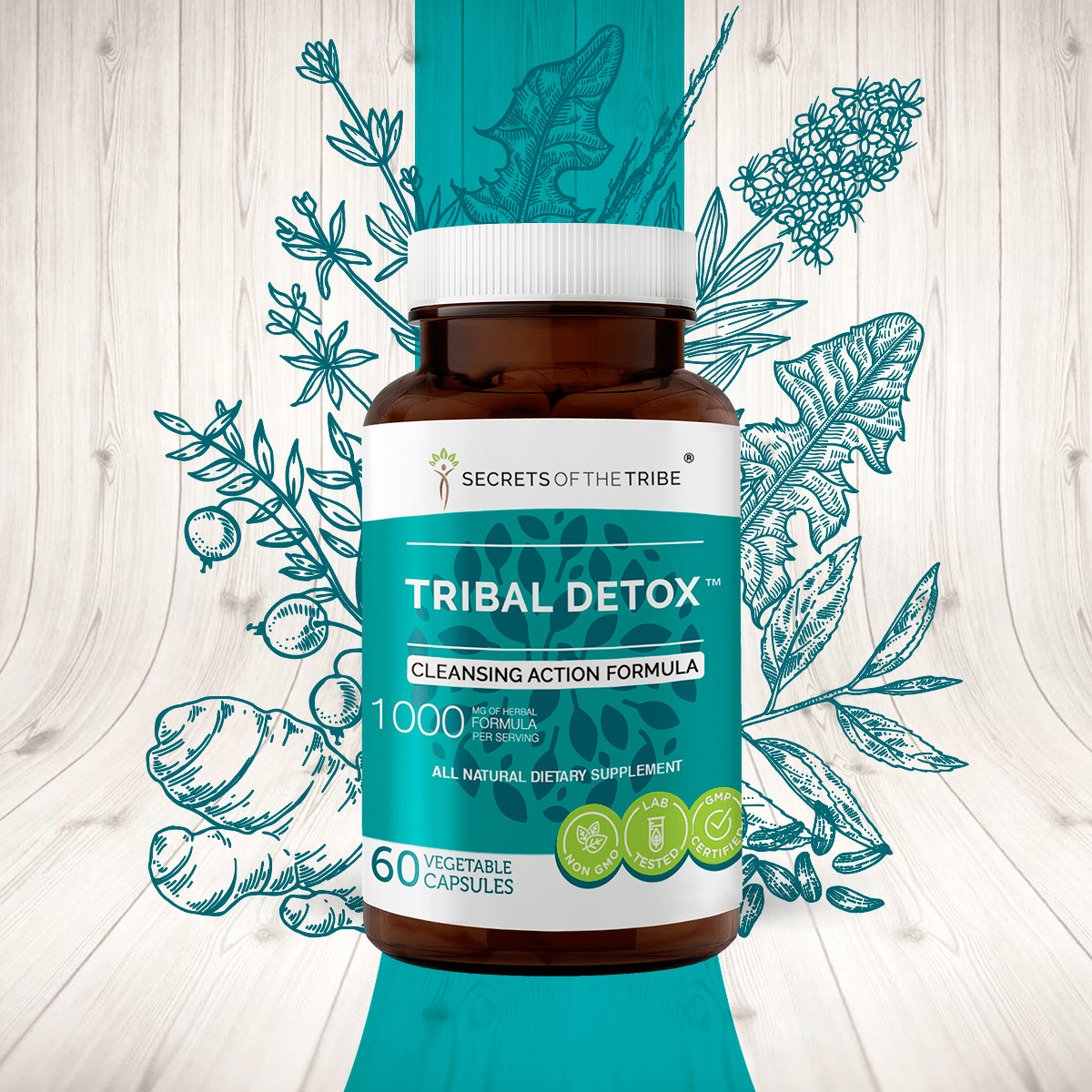 Tribal Detox Capsules - Cleansing Action Formula