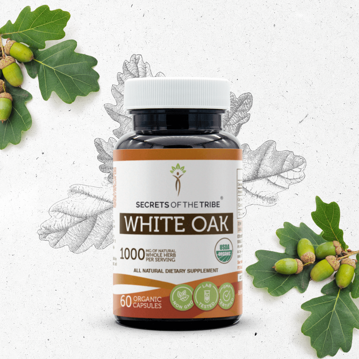 Secrets of the Tribe White Oak Capsules