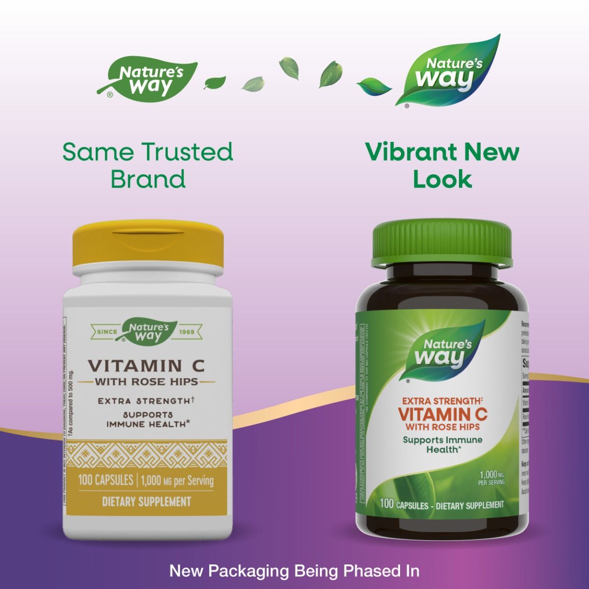 Vitamin C 1000-Rose Hips 100 Capsules