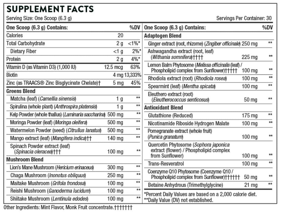 Daily Greens Plus 6.7 Oz Powder