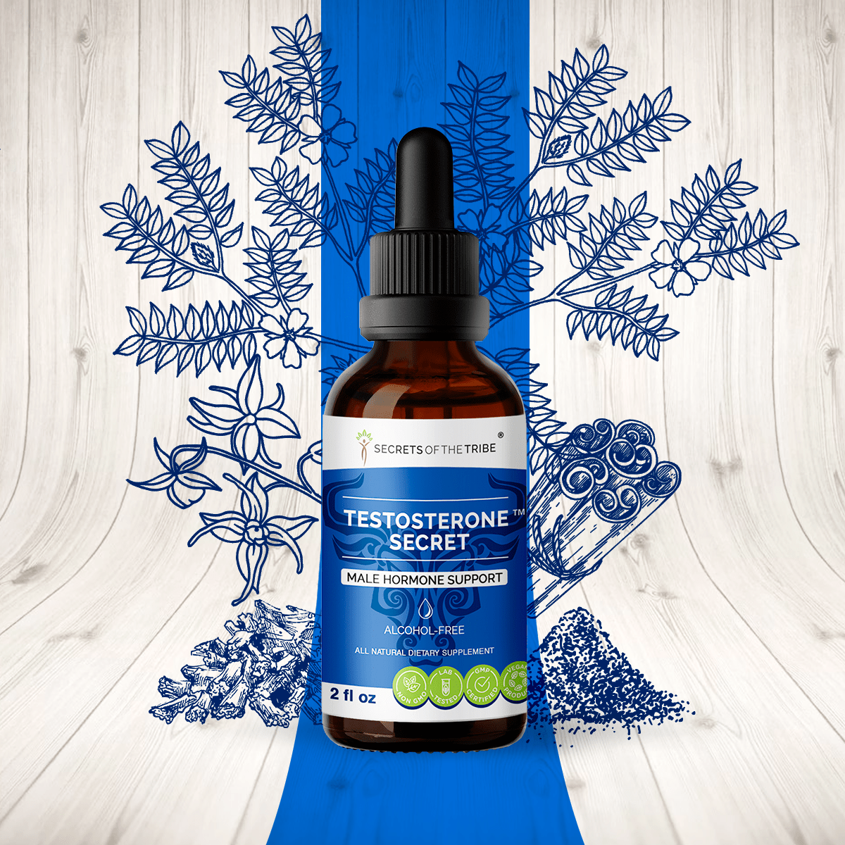 Secrets of the Tribe Testosterone Secret - Male Hormone Support