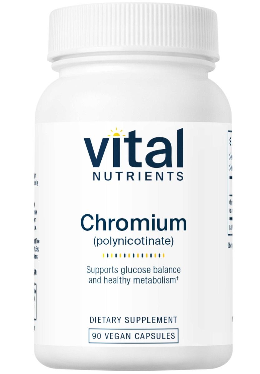 Chromium Polynicotinate 200 MCG 90 Capsules