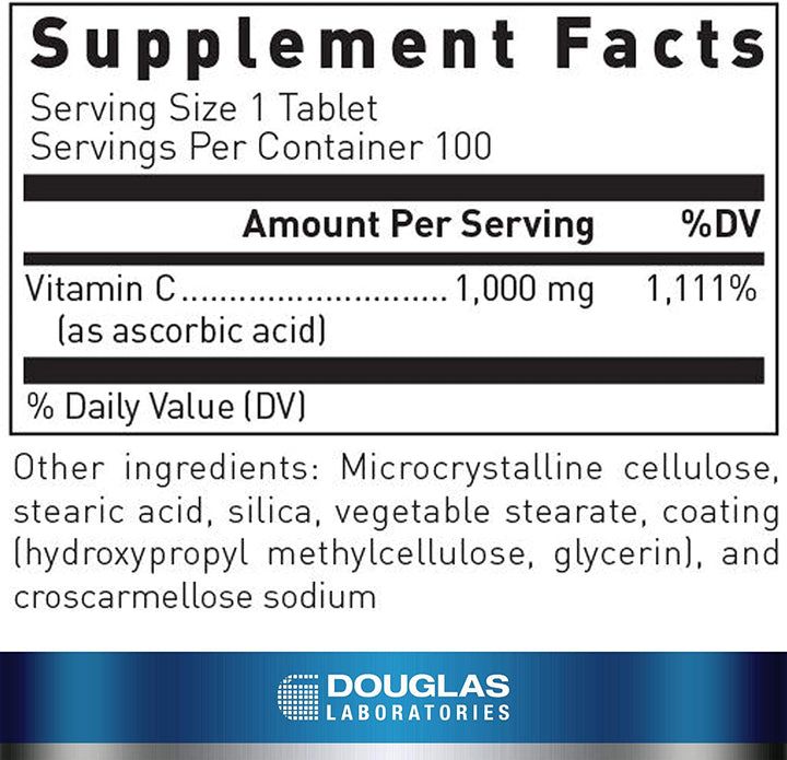 Vitamin C 1000 MG 100Tablets