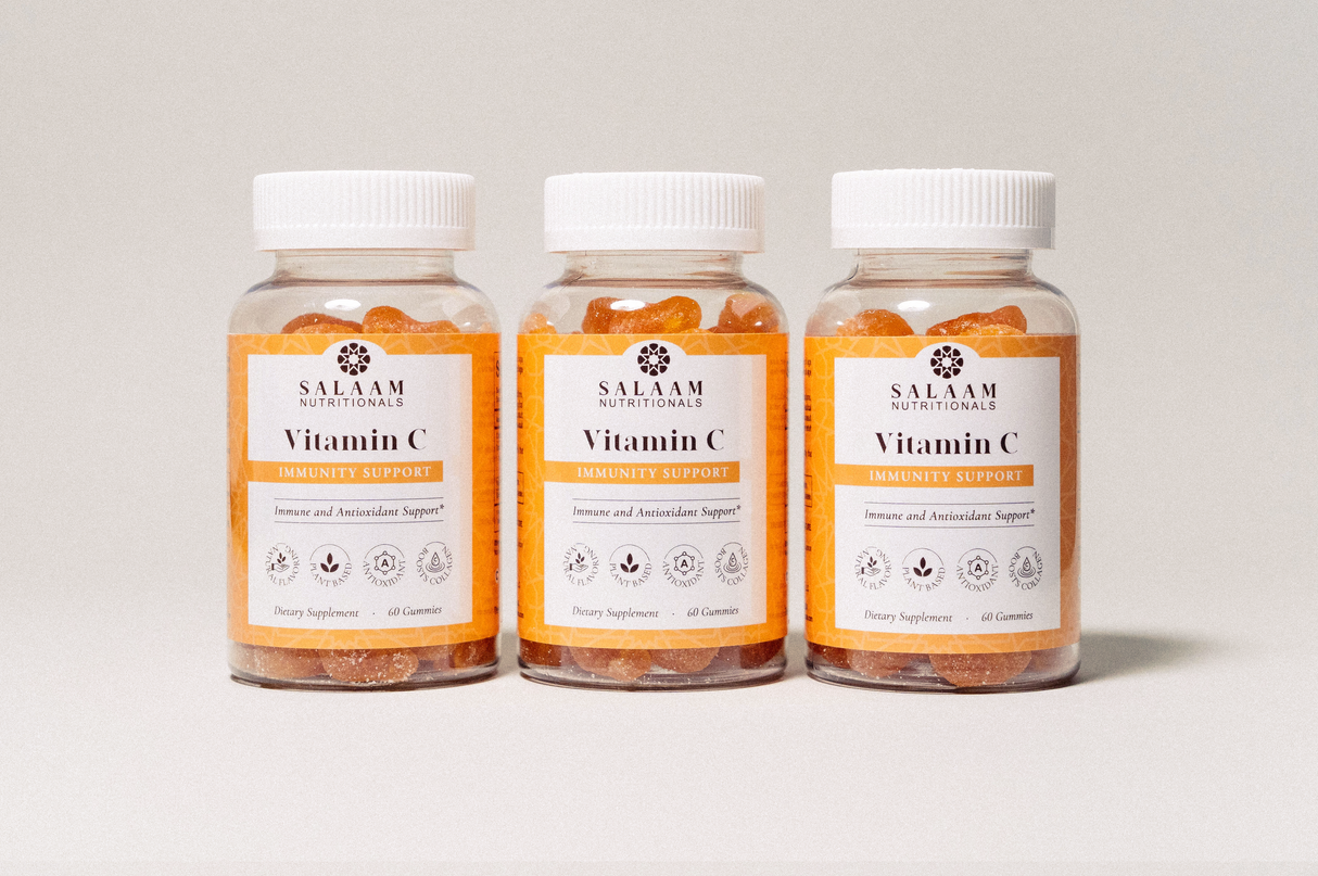 Halal Vitamin C Chewable Gummies - 60 Count | Salaam Nutritionals