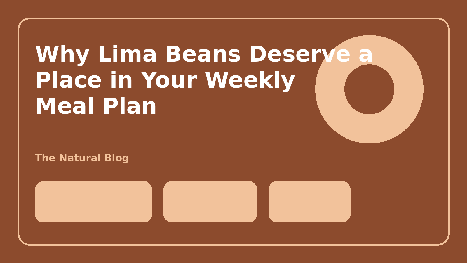 Why Lima Beans Deserve a Place in Your Weekly Meal Plan
