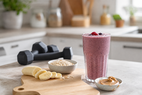 Strength-Focused Nutrition: A Practical Muscle-Building Shake and Routine