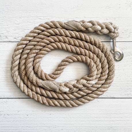 Taupe Leash: 5 Feet / Ombre / 1/4 Inch