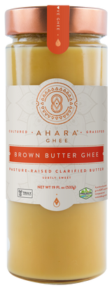 Grass-Fed Brown Butter Ghee | Ahara Rasa