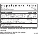 Vitamin D3 Complete Daily Balance with A and K2 120Softgels