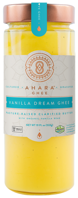 Ahara Rasa Grass-Fed Vanilla Dream Ghee | Ahara Rasa
