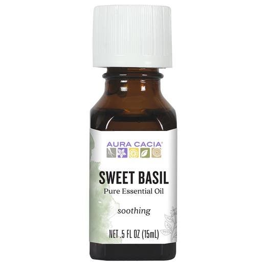 Essential Oil Sweet Basil .5 Fl. Oz. (15 Ml) Oil