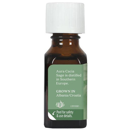 Essential Oil Sage .5 Fl. Oz. (15 Ml) Oil