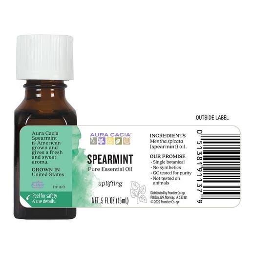 Essential Oil Spearmint .5 Fl. Oz. (15 Ml) Oil