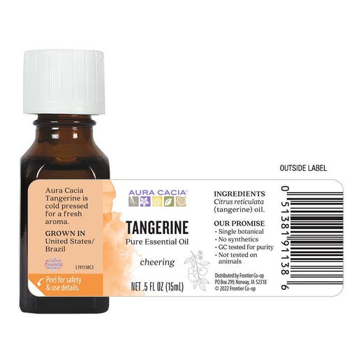 Essential Oil Tangerine .5 Fl. Oz. (15 Ml) Oil