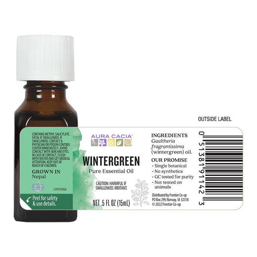 Essential Oil Wintergreen .5 Fl. Oz. (15 Ml) Oil