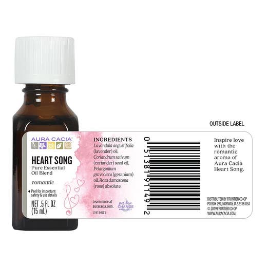 Pure Essential Oil Heart Song .5 fl. oz. (15 ml)Oil