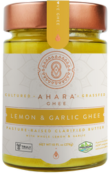 Ahara Rasa Grass-Fed Lemon & Garlic Ghee | Ahara Rasa