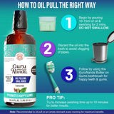Cocomint Oil Pulling with 7 Essential Oils & Vitamins D3, E & K2