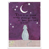 LOVED BY A CAT | CURLY GIRL SYMPATHY CARD