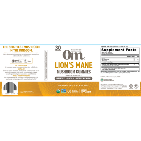 Lion's Mane Mushroom Gummies