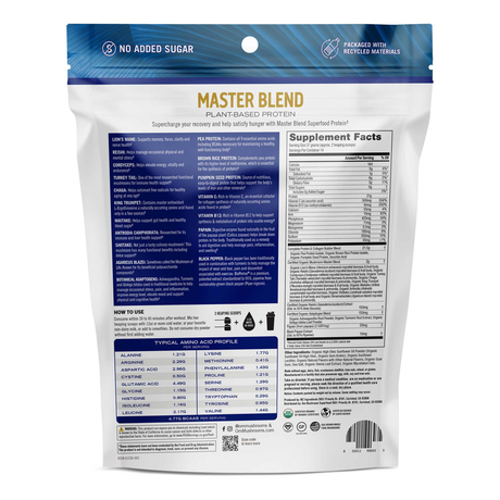 Mushroom Master Blend Vanilla Protein