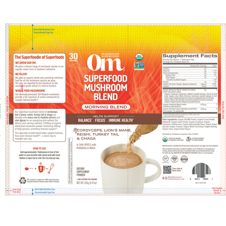 Mushroom Morning Energy Blend Powder