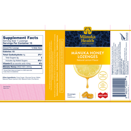 Manuka Honey & Lemon