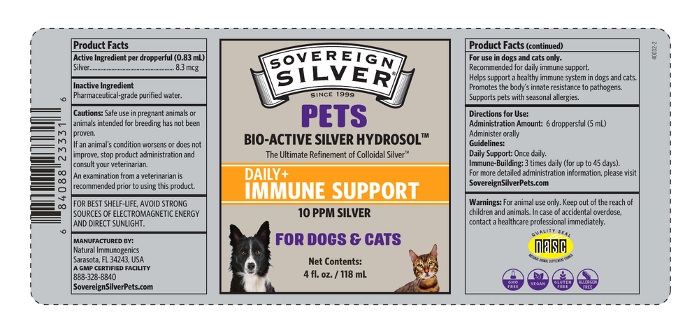 Bio-Active Silver Hydrosol Immune Pets Dropper