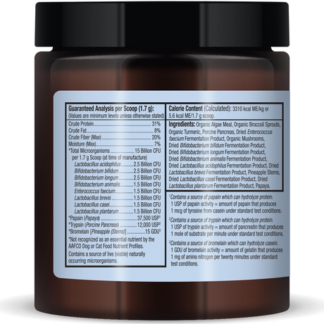 Bark & Whiskers® Probiotics + Enzymes for Cats and Dogs