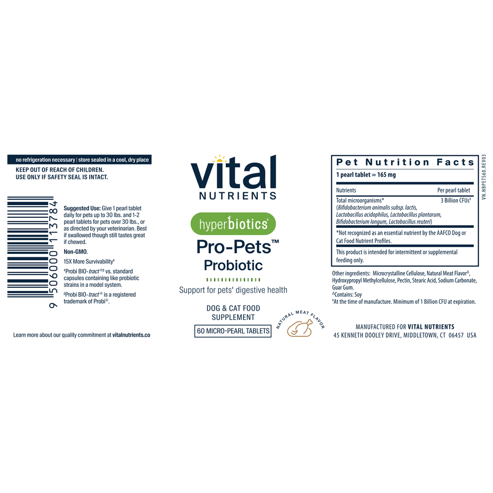 Hyperbiotics Pro-Pets™ Probiotic