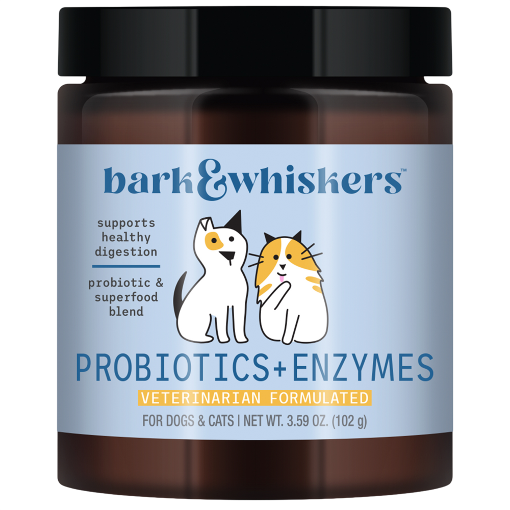 Bark & Whiskers® Probiotics + Enzymes for Cats and Dogs