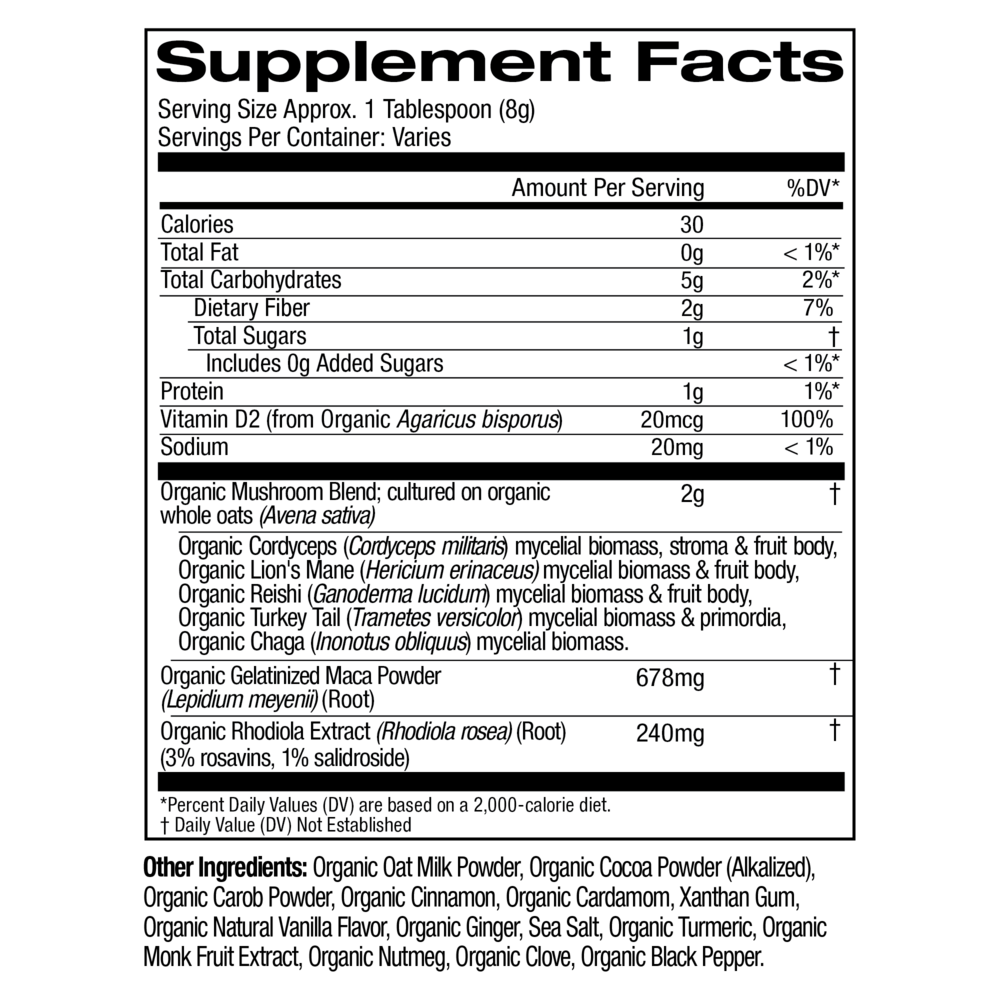 Mushroom Morning Energy Blend Powder