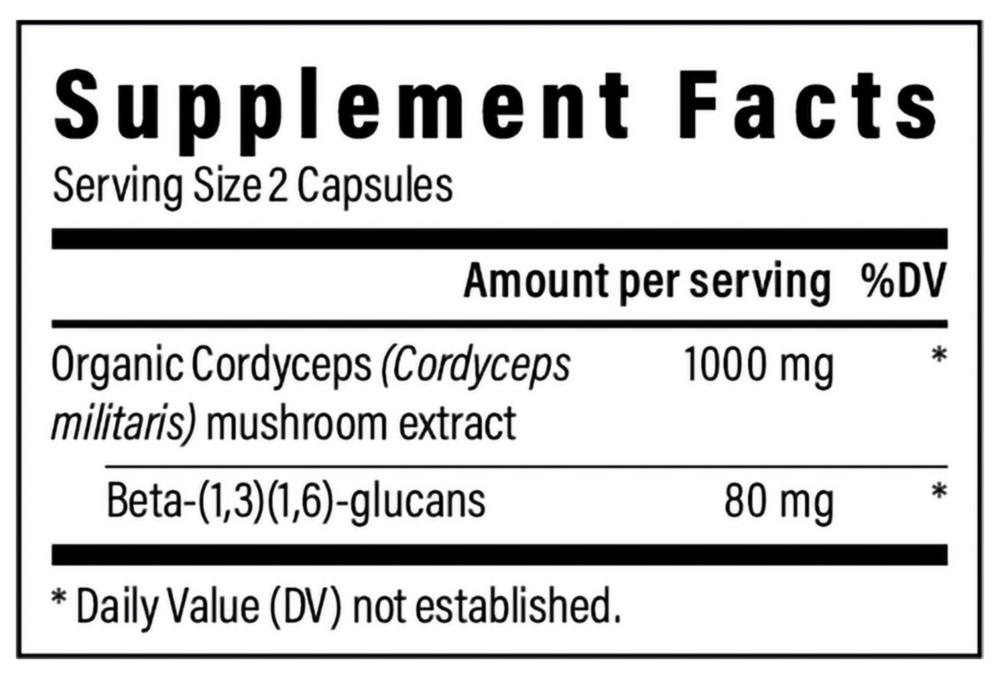 Cordyceps Mushroom Extract Capsules