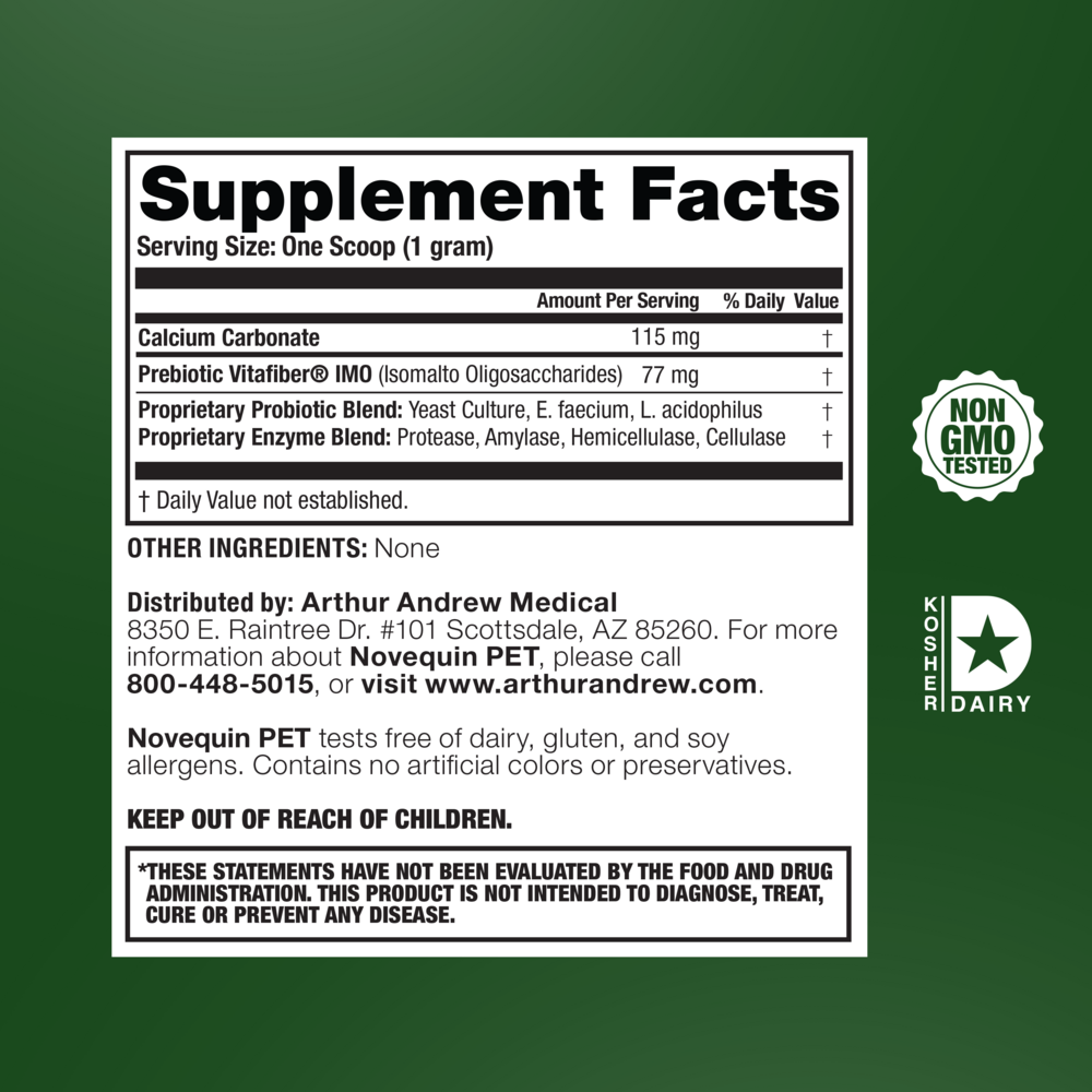 Novequin PET (Digestive Probiotic Formula) Equine/Pets 90g