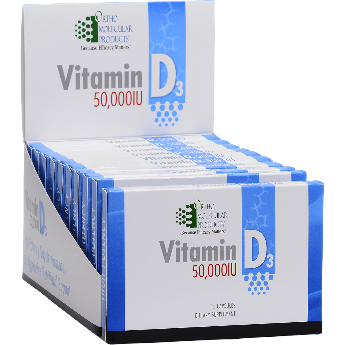 Vitamin D3 50,000 IU (10 Blister Packs) 15 Capsules Each Capsules