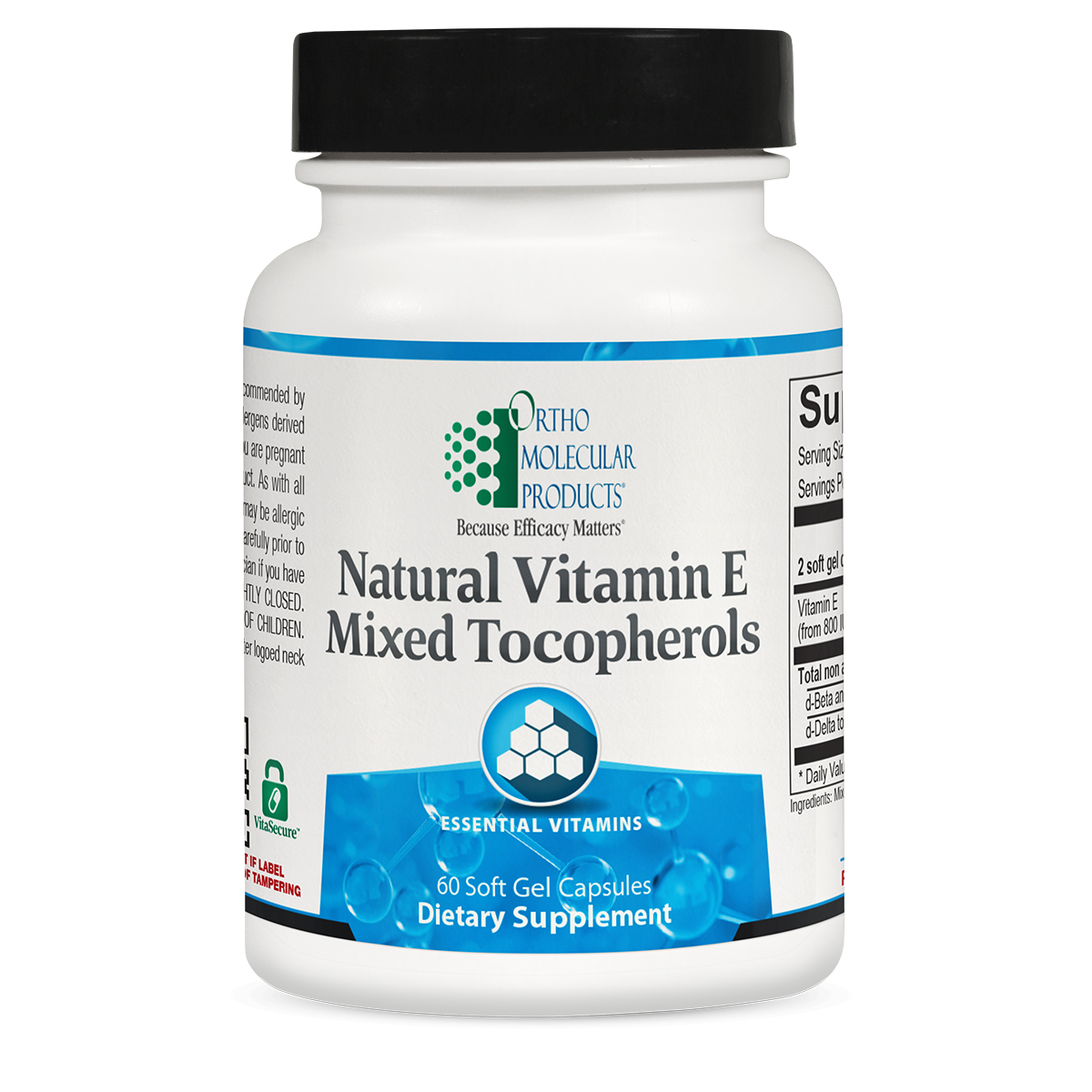 Natural Vitamin E Mixed Tocopherols 60 Softgels