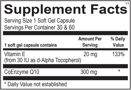 CoQ-10 300 MG 60 Softgels