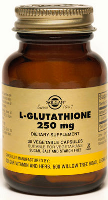 Solgar, L-Glutathione- 250 MG 30 Veggie Caps