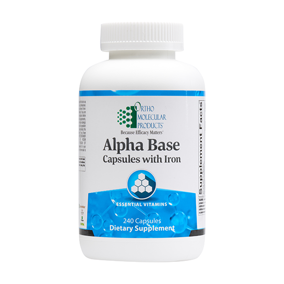 Alpha Base Capsules W/Iron 240 Capsules