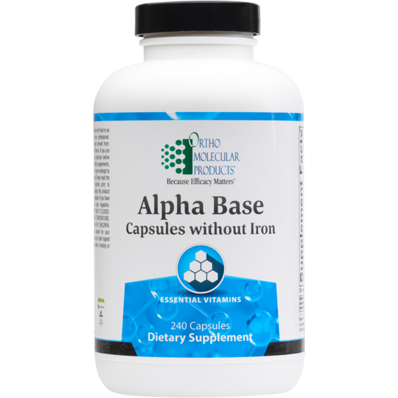 Alpha Base Capsules w/o Iron 240 Capsules