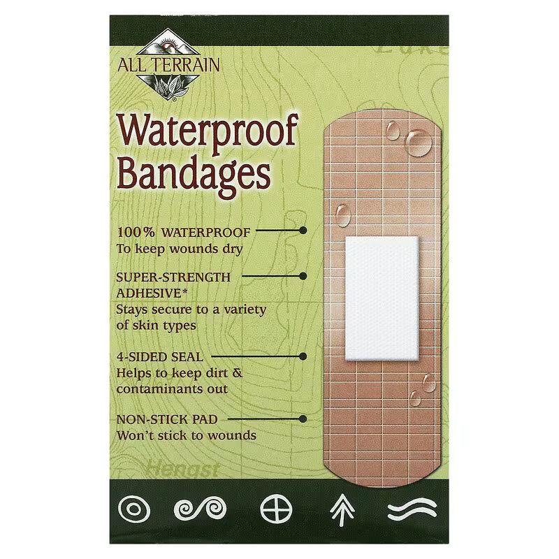 Bandages - Waterproof Strong Strip 3/4 In. X 1 In. 20 Piece (s)