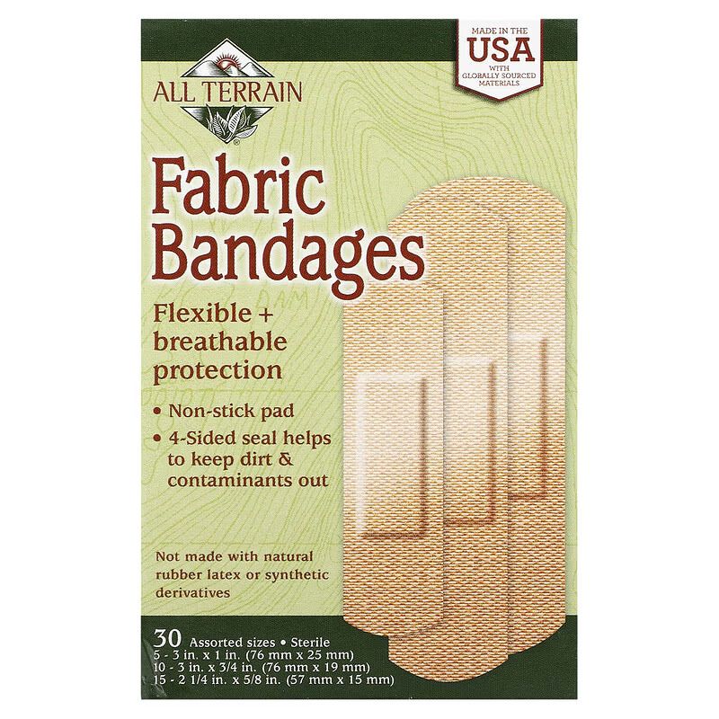 Bandages - Fabric Latex Free 30 Piece(s) Assorted