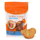 Carbolicious Carbolicious Melba Toast Low-Carb Sugar Free (Sea Salt), 4oz - 1 Pack. Only 1 Carb for 8 Slices!